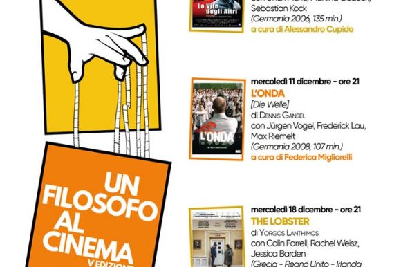 UN FILOSOFO AL CINEMA, quando i film aiutano a pensare – V edizione